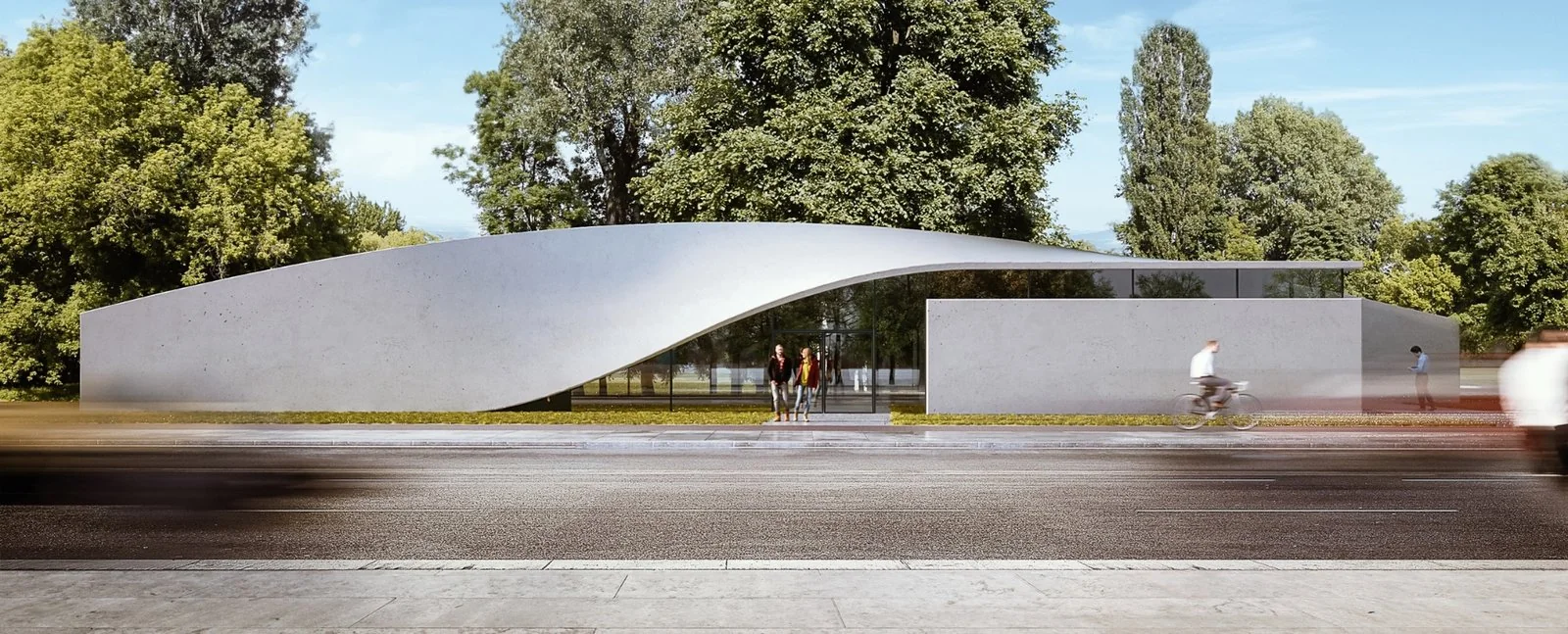 CUBE din beton armat cu carbon, Dresden